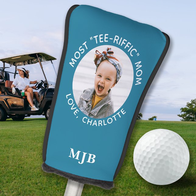Funda Para Palo De Golf Personalizado MOM Foto personalizada Monograma Ver (Subido por el creador)