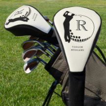 Personalizado Monograma Golf Swing