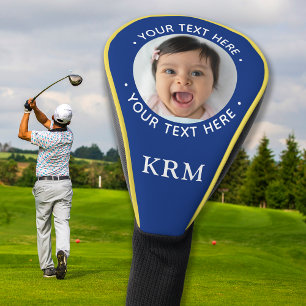 Funda Para Palo De Golf Personalizado Papá Abuelo Familia Foto Monograma e