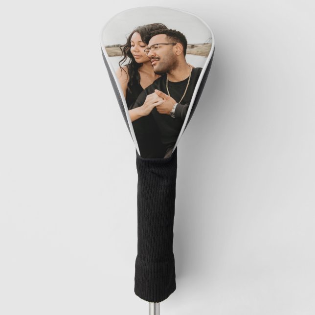 Funda Para Palo De Golf Personalizado Personalizado Pareja Foto Keepsake (Anverso)