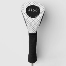 Funda Para Palo De Golf Personalizado Piloto de graduación de la Escuela d