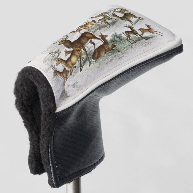 Funda Para Palo De Golf Personalizado Red Deer Hart, Hind, Roebuck, Musk D (Anverso 3/4)