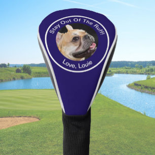 Funda Para Palo De Golf Personalizado simple foto de perro regalo de golfi
