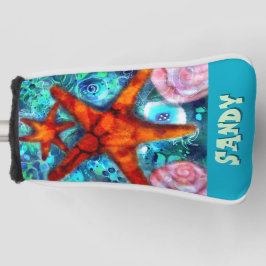 Funda Para Palo De Golf Personalizado Starfish Seasheles Beach