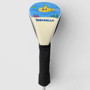 Funda Para Palo De Golf Personalizado submarino feliz