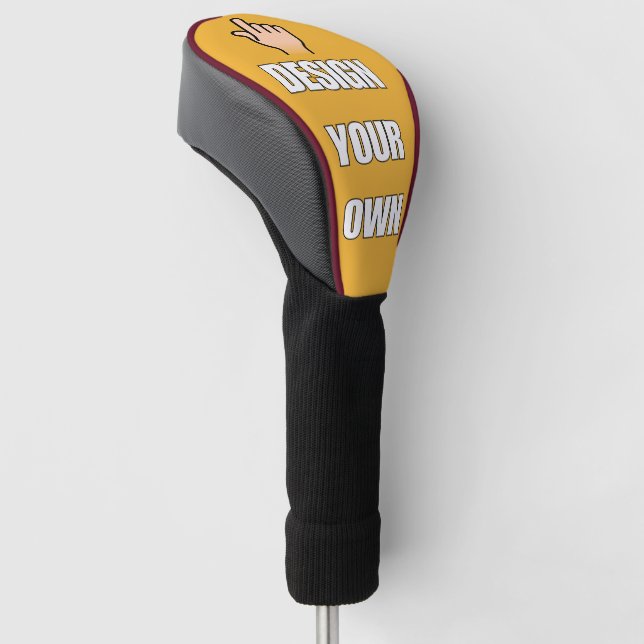 Funda Para Palo De Golf PERSONALIZADO! Tapa de la cabeza del conductor del (Angulado)