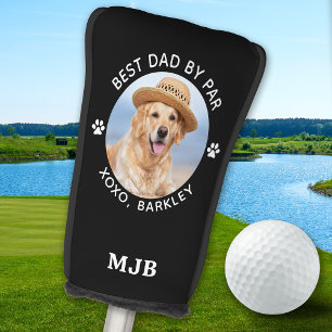 Funda Para Palo De Golf Personalizado Tapón fotográfico de perro con micró