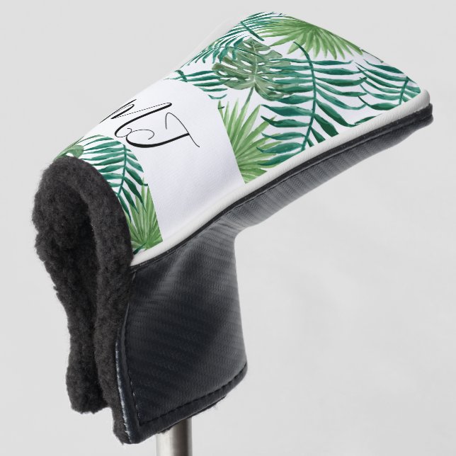Funda Para Palo De Golf Personalizado Tropical Putter (Anverso 3/4)