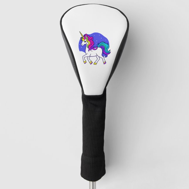 Funda Para Palo De Golf Personalizado Unicorn (Anverso)