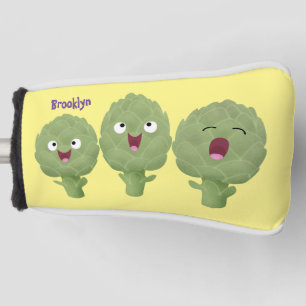 Funda Para Palo De Golf Personalizado vegetal de alcachofas de canto lindo
