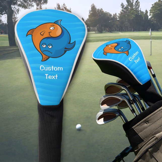 Funda Para Palo De Golf Personalizado Yin Yang Fish (Subido por el creador)