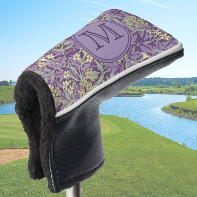 Funda Para Palo De Golf Personalizados iniciales de William Morris, Floral (Subido por el creador)