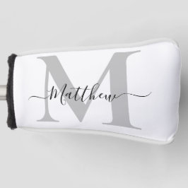 Funda Para Palo De Golf Personalizar el nombre inicial del monograma