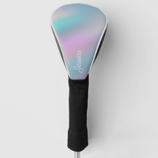 Funda Para Palo De Golf Personalizar en colores pastel del arco iris