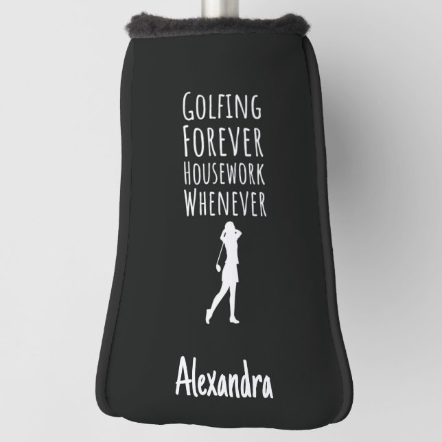 Funda Para Palo De Golf Personalized Funny Golfer Gifts For Her Women  (Girar 90)