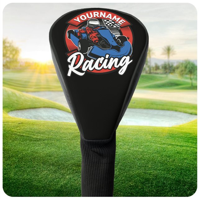 Funda Para Palo De Golf Personalized Go Kart Extreme Racing Karting Race (Subido por el creador)