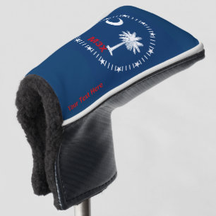 Funda Para Palo De Golf Personalizó su bandera del estado de Carolina del