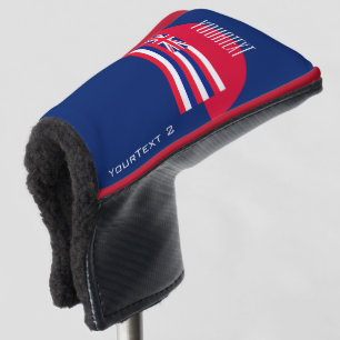 Funda Para Palo De Golf Personalizó su bandera del estado de Hawaii del