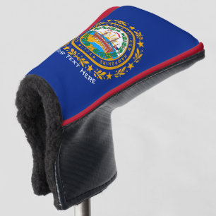 Funda Para Palo De Golf Personalizó su bandera del estado de New Hampshir
