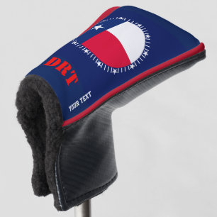 Funda Para Palo De Golf Personalizó su bandera del estado de Tejas del