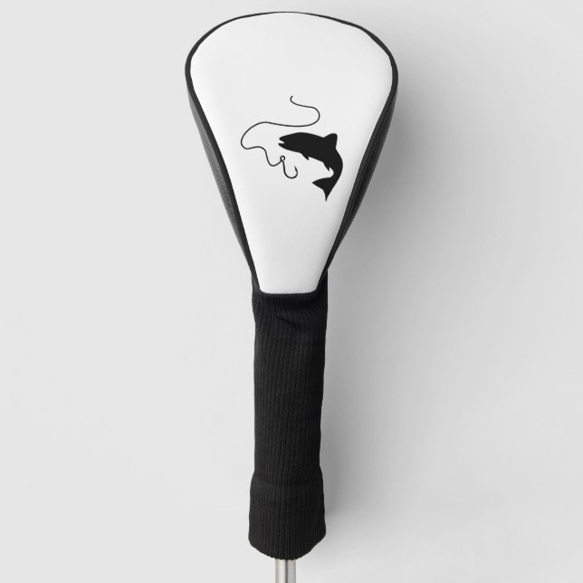 Funda Para Palo De Golf Pesca, pescado y gancho (Anverso)