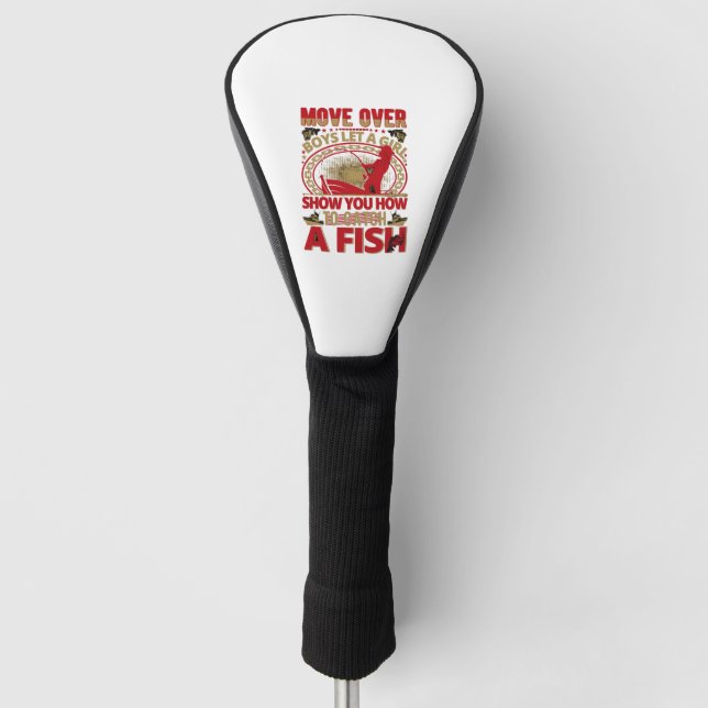 Funda Para Palo De Golf Pescado al aire libre (Anverso)