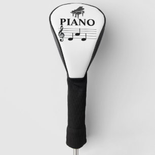 Funda Para Palo De Golf Piano Dad Grand Piano Pianista Music Note 