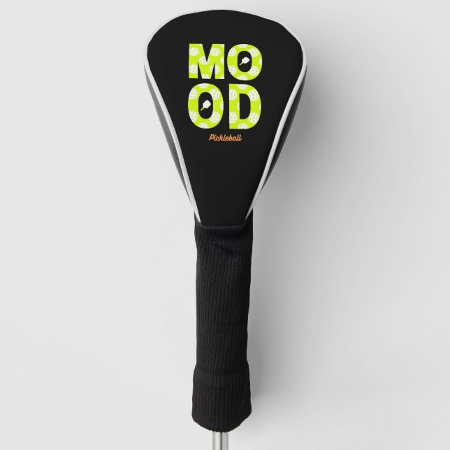 Funda Para Palo De Golf Pickleball Mood Play Pickleball (Anverso)
