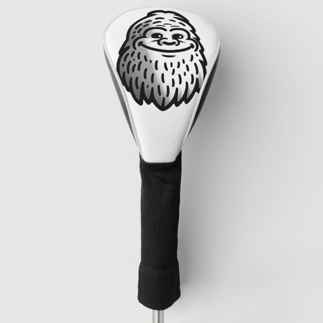 Funda Para Palo De Golf Pie gigante sonriente - Vista Sasquatch (Anverso)