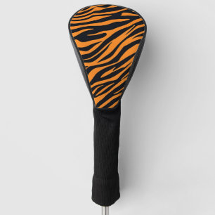 Funda Para Palo De Golf Pieles modernas de tigre a rayas Imprimir felino n