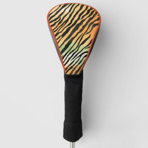 Funda Para Palo De Golf Pieles modernas de tigre a rayas Imprimir felinos