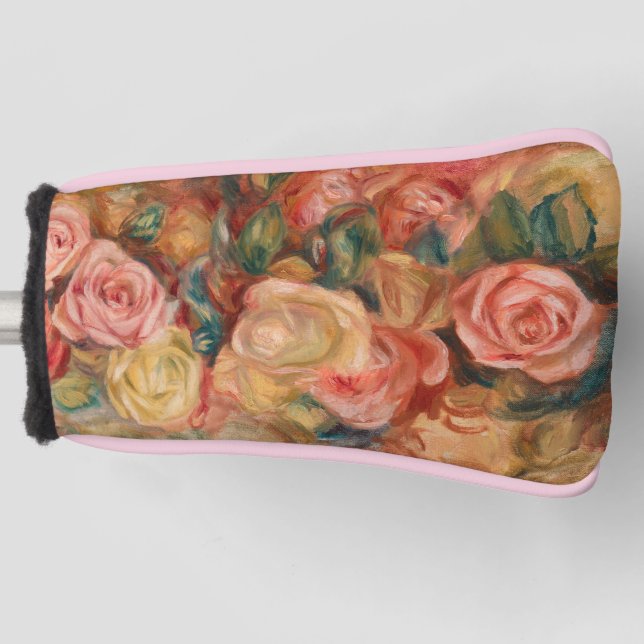 Funda Para Palo De Golf Pierre-Auguste Renoir - Rosas (Anverso)
