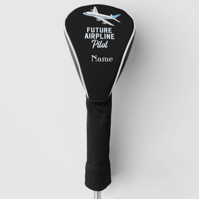 Funda Para Palo De Golf Piloto piloto de avión futuro (Anverso)