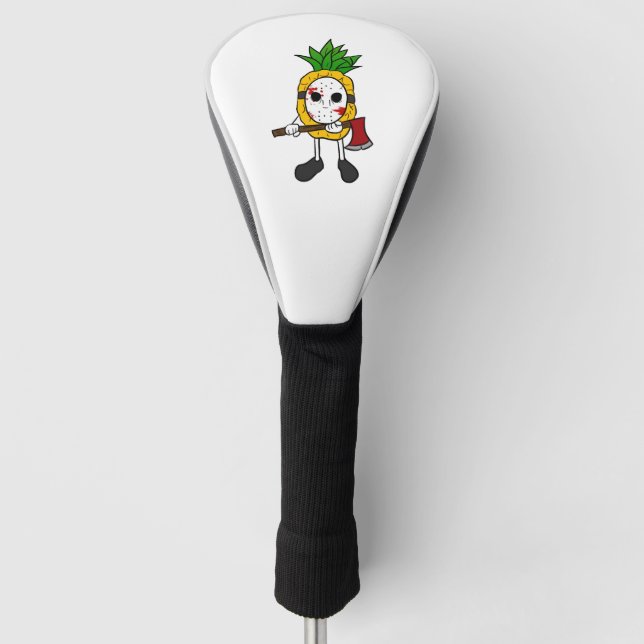 Funda Para Palo De Golf Piña de Halloween (Anverso)
