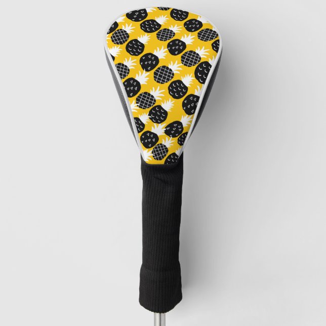 Funda Para Palo De Golf Piña negra (Anverso)