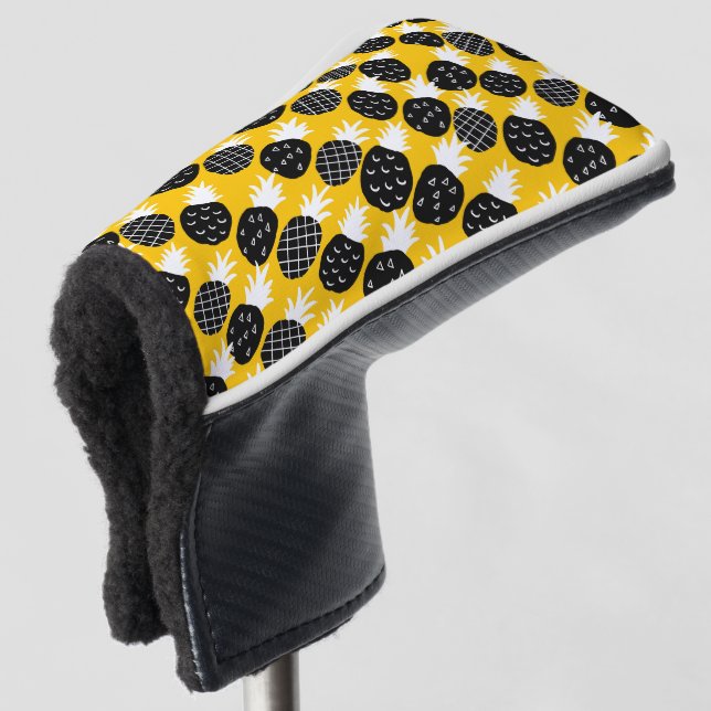 Funda Para Palo De Golf Piña negra (Anverso 3/4)