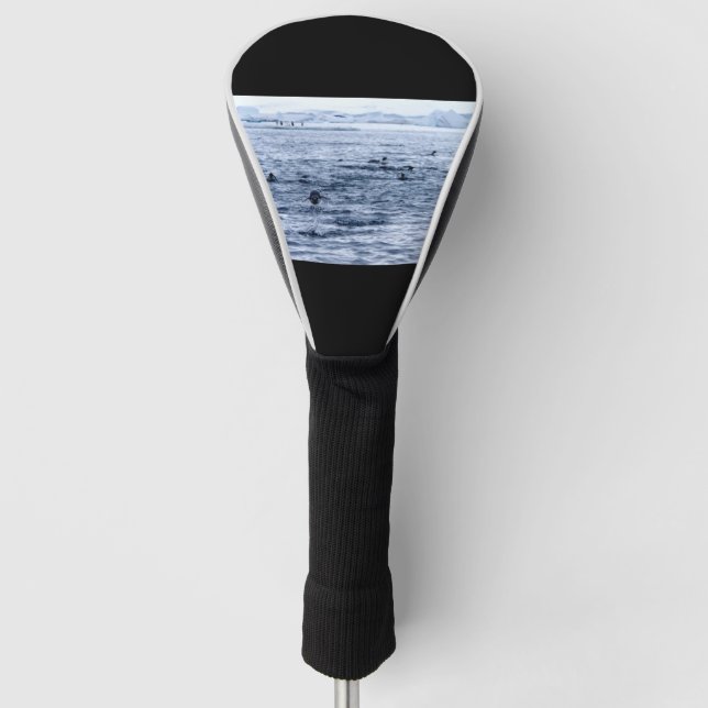 Funda Para Palo De Golf Pingüino volador (Anverso)