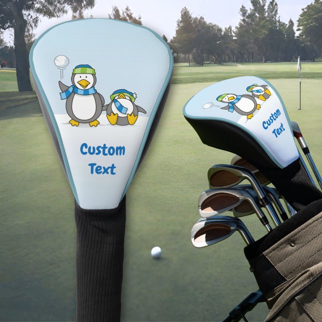 Funda Para Palo De Golf Pingüinos de nieve cubierta de cabeza de golf (Subido por el creador)