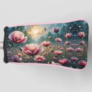 Funda Para Palo De Golf Pink Cosmos Sunrise Landscape