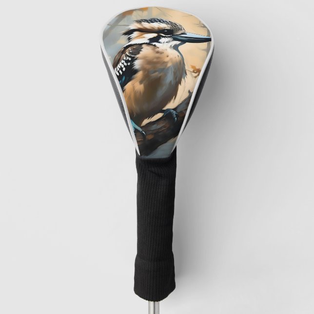 Funda Para Palo De Golf Pintura Aussie Kookaburra Oil, (Anverso)