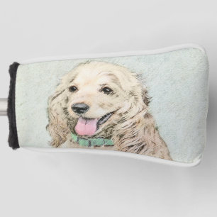 Funda Para Palo De Golf Pintura Buff de Cocker Spaniel - Arte Perro Origin