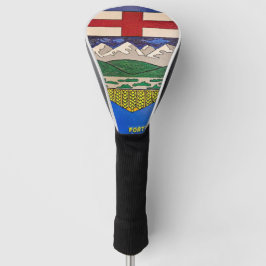 Funda Para Palo De Golf Pintura de bandera de Alberta