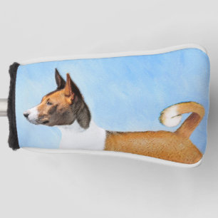 Funda Para Palo De Golf Pintura de Basenji - Arte original muy bonito