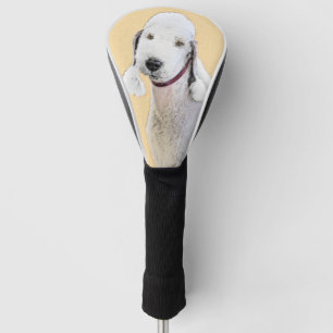 Funda Para Palo De Golf Pintura de Bedlington Terrier - Original Perro Art