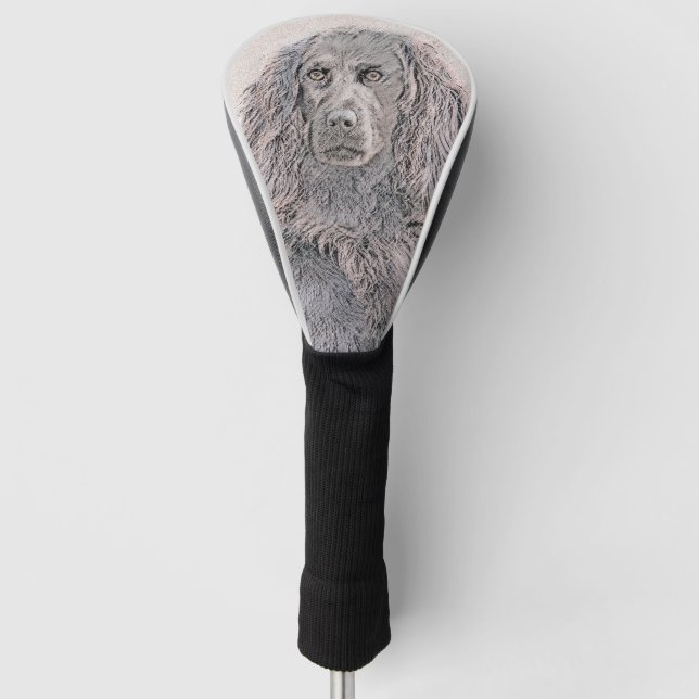 Funda Para Palo De Golf Pintura de Boykin Spaniel - Arte de Perro Original (Anverso)