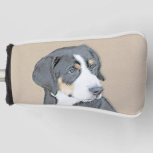 Funda Para Palo De Golf Pintura de cachorro de perro de montaña de Bernes