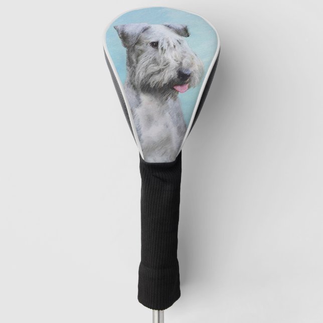 Funda Para Palo De Golf Pintura de Cesky Terrier - Arte de Perro Original. (Anverso)