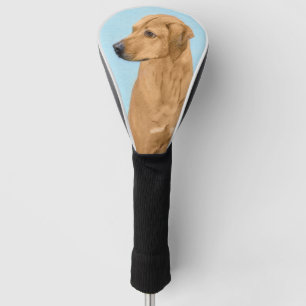 Funda Para Palo De Golf Pintura de color rodeo - Arte original del perro