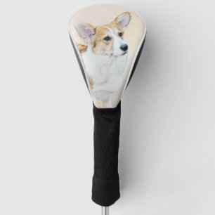 Funda Para Palo De Golf Pintura de Corgi galés Pembroke - Arte Perro Orig