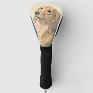 Funda Para Palo De Golf Pintura de Dachshund (de cabello largo) - Arte ori